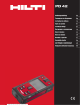 Hilti PD 42 Operativní instrukce