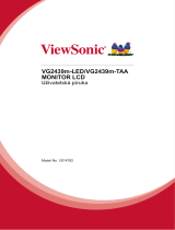 ViewSonic VG2439m-TAA-S Uživatelská příručka