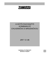 Zanussi ZRT13VB Uživatelský manuál