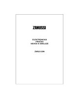 Zanussi ZWS2125W Uživatelský manuál