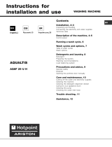 Hotpoint AQ8F 29 U H (EU) /1 Uživatelská příručka