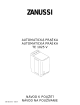 Zanussi TE1025V Uživatelský manuál