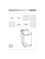 Zanussi ZWQ5130 Uživatelský manuál