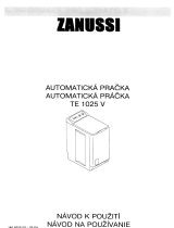 Zanussi TE1025V Uživatelský manuál