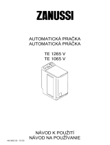 Zanussi TE1065V Uživatelský manuál