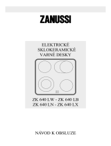 Zanussi ZK 640 LB Uživatelský manuál