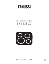 Zanussi ZKT623LX 67D Uživatelský manuál