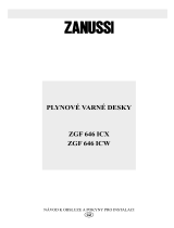 Zanussi ZGF646ICX Uživatelský manuál