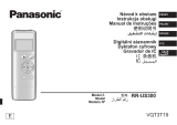 Panasonic RRUS300E Operativní instrukce