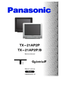 Panasonic TX21AP2P Operativní instrukce