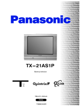 Panasonic TX21AS1P Operativní instrukce