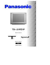 Panasonic TX21PZ1P Operativní instrukce