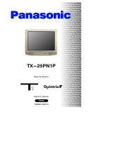 Panasonic TX25PN1P Operativní instrukce