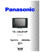 Panasonic TX28LB10P Operativní instrukce