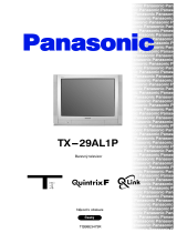 Panasonic TX29AL1P Operativní instrukce