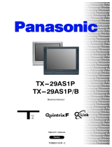 Panasonic TX29AS1P Operativní instrukce