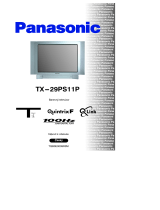 Panasonic TX29PS11P Operativní instrukce