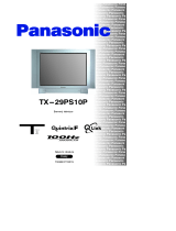 Panasonic TX29PS10P Operativní instrukce