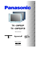 Panasonic TX29PS2PB Operativní instrukce