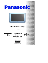 Panasonic TX32PM11PU Operativní instrukce