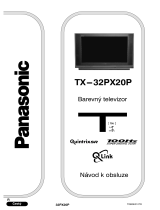 Panasonic TX32PX20P Operativní instrukce