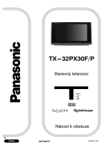Panasonic TX32PX30FP Operativní instrukce