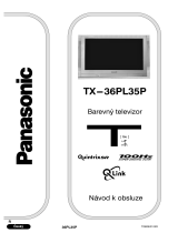 Panasonic TX36PL35P Operativní instrukce