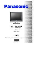 Panasonic TX20LA5P Operativní instrukce