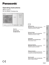 Panasonic WHMDC05F3E5 Operativní instrukce