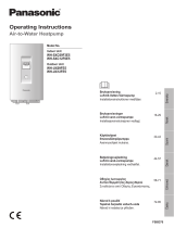 Panasonic WHSXC12F6E5 Operativní instrukce