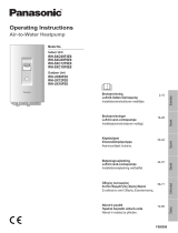 Panasonic WHSXC09F3E8 Operativní instrukce