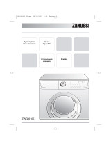 Zanussi ZWG6105 Uživatelský manuál