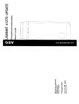 AEG LAV41270 Uživatelský manuál