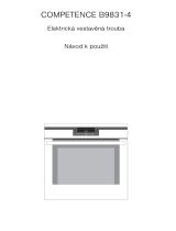 Aeg-Electrolux B9831-4-M Uživatelský manuál