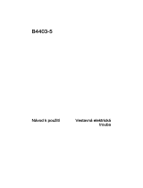 Aeg-Electrolux B4403-5-M Uživatelský manuál