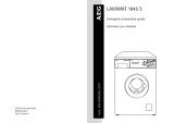 AEG LAVAMAT1045S Uživatelský manuál