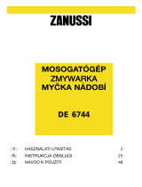 Zanussi DE6744 Uživatelský manuál