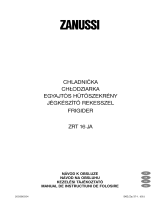 Zanussi ZRT16JA Uživatelský manuál