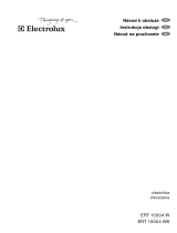 Electrolux ERT15004W Uživatelský manuál