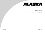 ALASKA KG2855 Uživatelský manuál
