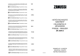 Zanussi ZK23/9A Uživatelský manuál