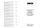 Zanussi ZK23/9ATO Uživatelský manuál