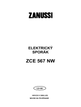 Zanussi ZCE567NW Uživatelský manuál