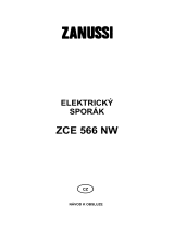 Zanussi ZCE566NW Uživatelský manuál