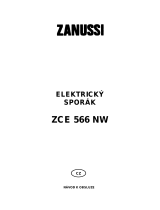 Zanussi ZCE566NW Uživatelský manuál