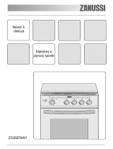 Zanussi ZCG567NW1 Uživatelský manuál