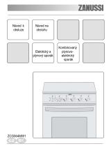 Zanussi ZCG564MW1 Uživatelský manuál