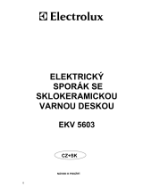 Electrolux EKV5603 Uživatelský manuál