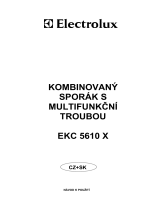 Electrolux EKC5610X Uživatelský manuál