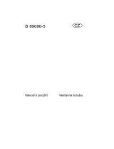 Aeg-Electrolux B89090-5 Uživatelský manuál